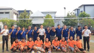 Meriahkan HUT RI ke-81, Lapas Pemuda Madiun Gelar Turnamen Voli antar Warga Binaan