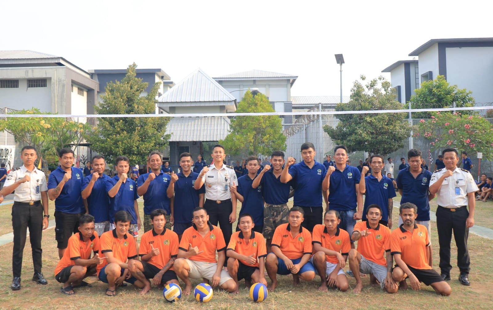 Meriahkan HUT RI ke-81, Lapas Pemuda Madiun Gelar Turnamen Voli antar Warga Binaan