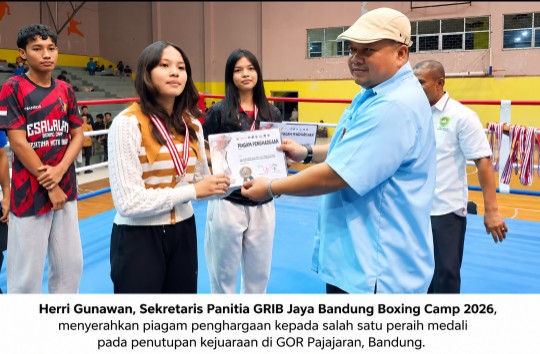 Lima Hari Pertandingan, GRIB Jaya Bandung Boxing Camp 2026 Lahirkan Juara di 36 Kelas