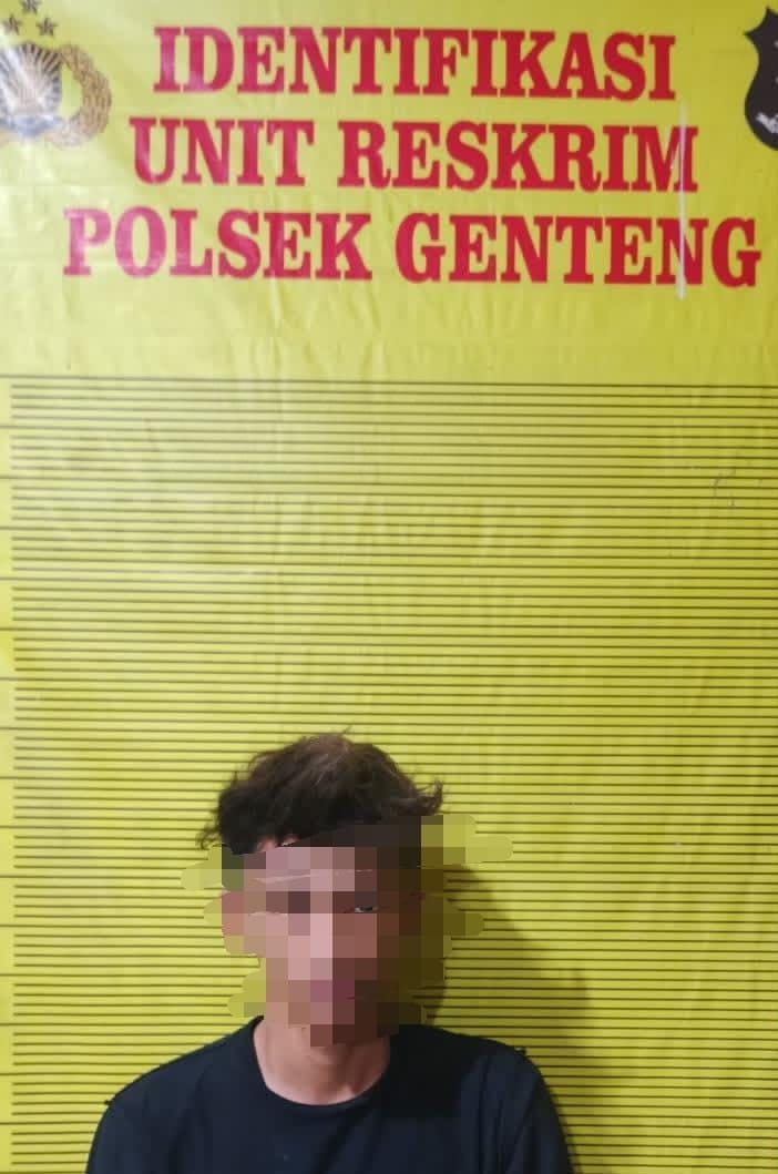 Polsek Genteng Amankan Dua Sepupu Spesialis Motor Parkir Warkop