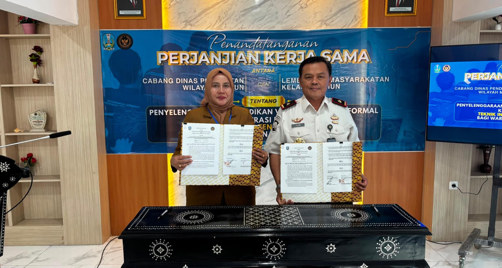 Sinergi Pemasyarakatan dan Dunia Pendidikan, Lapas Kelas I Madiun dan Cabang Dinas Pendidikan Wilayah Madiun Jalin Kerja Sama Pendidikan Vokasi Teknik Instalasi Tenaga Listrik Bagi Warga Binaan