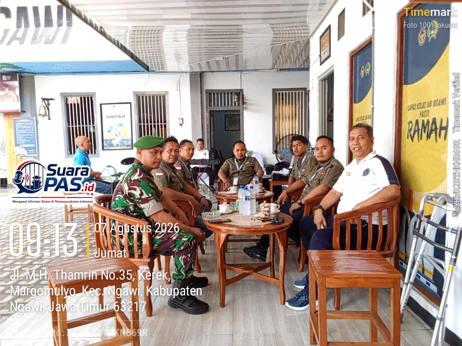 Kalapas Ngawi Sambut Dengan Hangat Kedatangan Media SuaraPas.id