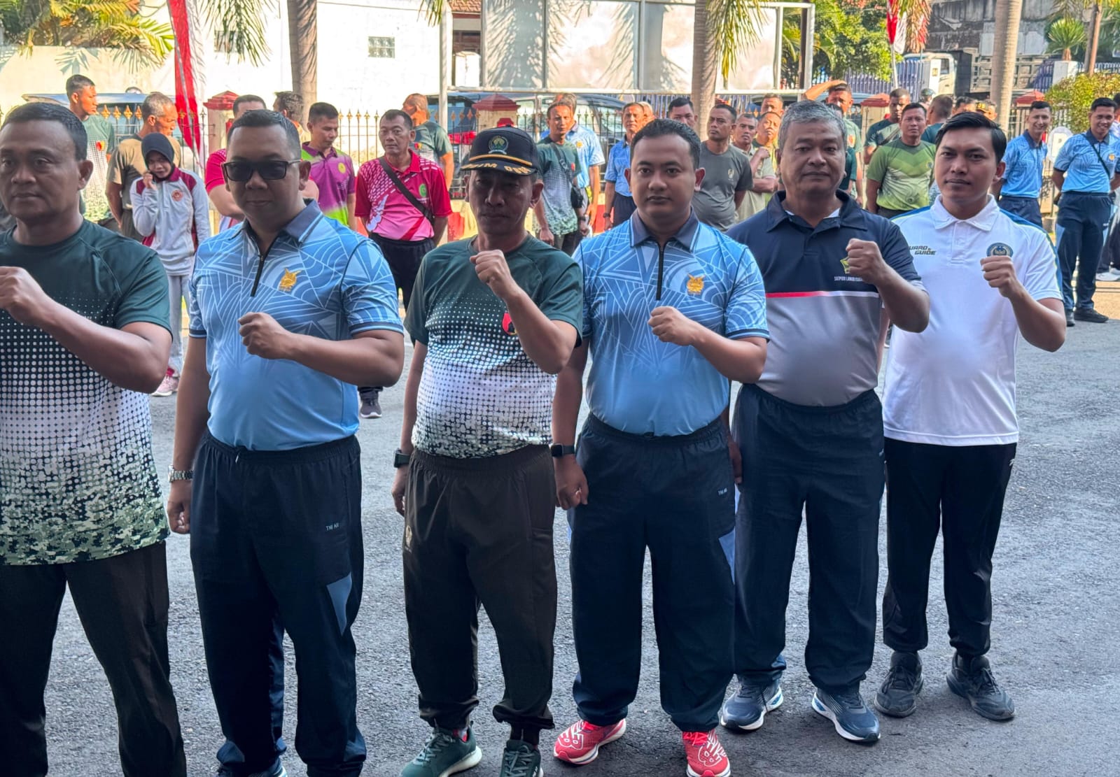Sportivitas dan Sinergi, Lapas I Madiun Ikuti Olahraga Bersama Jajaran APH Madiun