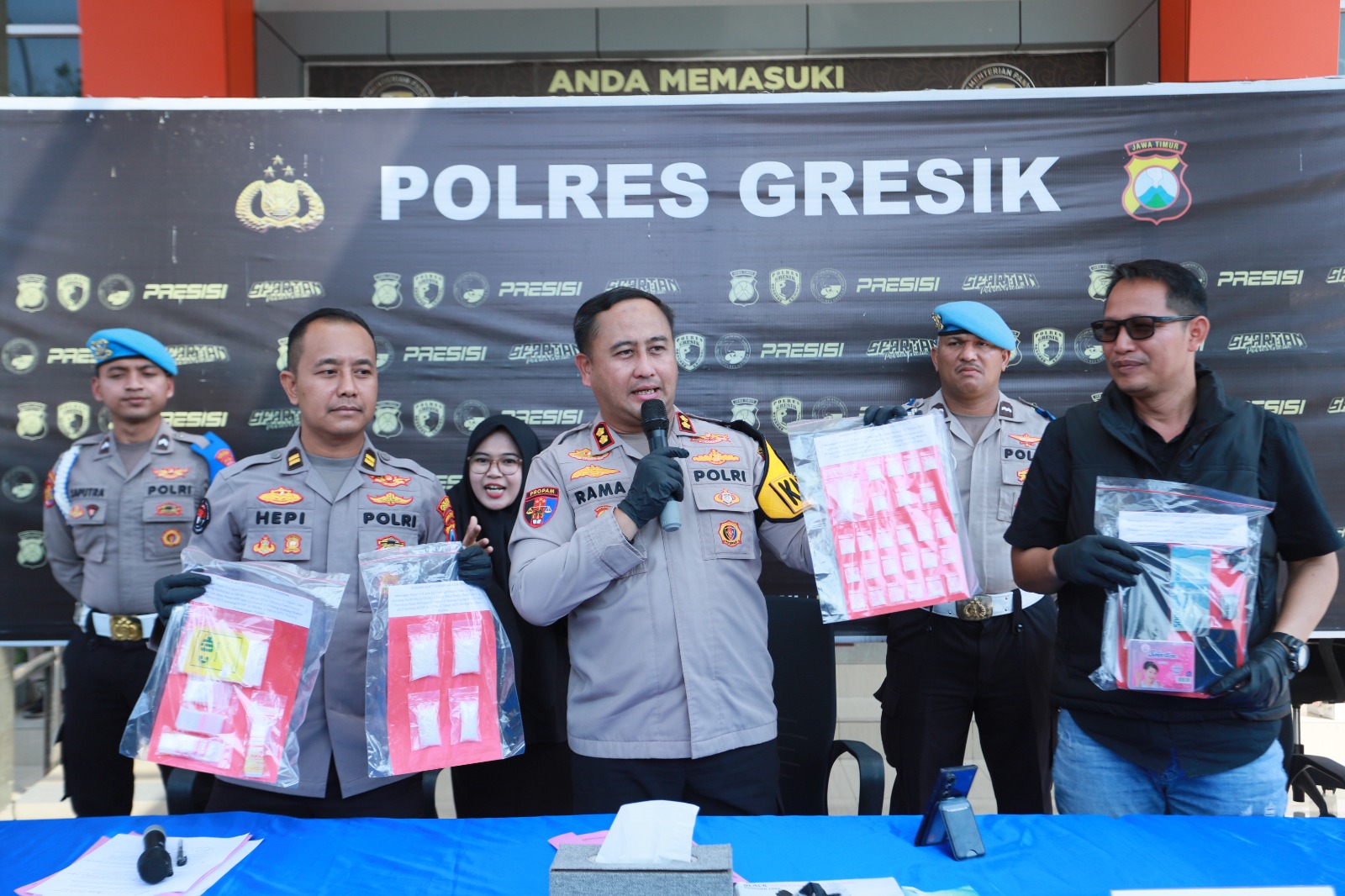 Jaringan Peredaran Sabu di Menganti Terbongkar, 30 Paket Berhasil Diamankan Polisi