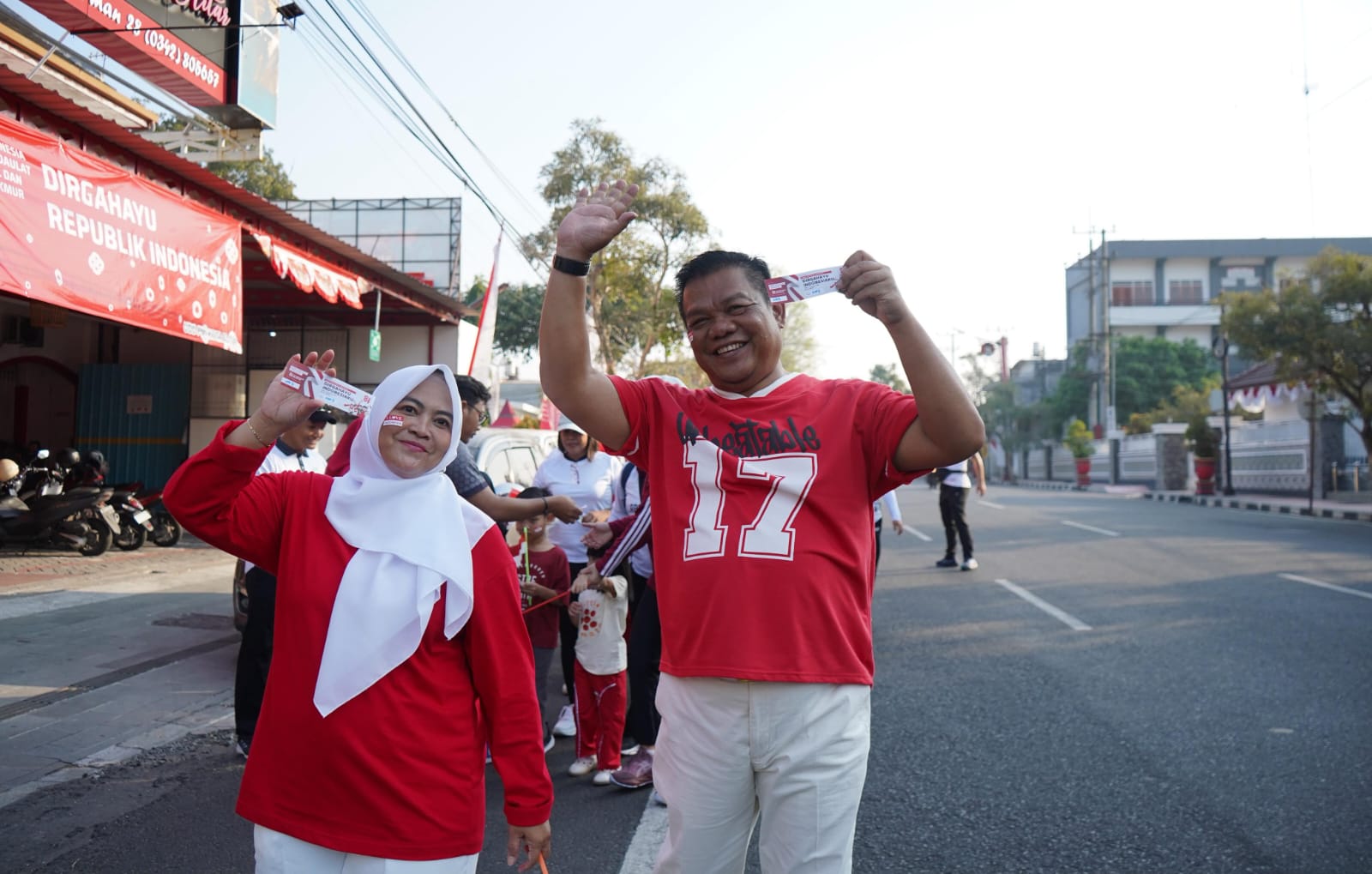 Semarak Kemerdekaan RI ke-81, Lapas Blitar Tutup Rangkaian Kegiatan dengan Fun Walk dan Pembagian Hadiah