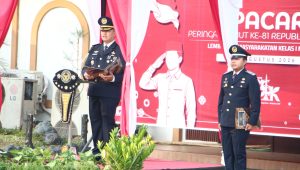Kobarkan Semangat Kemerdekaan dan Jiwa Nasionalisme, Lapas Kelas I Madiun Tanamkan Semangat Indonesia Berdaulat Melalui Upacara HUT RI ke-81