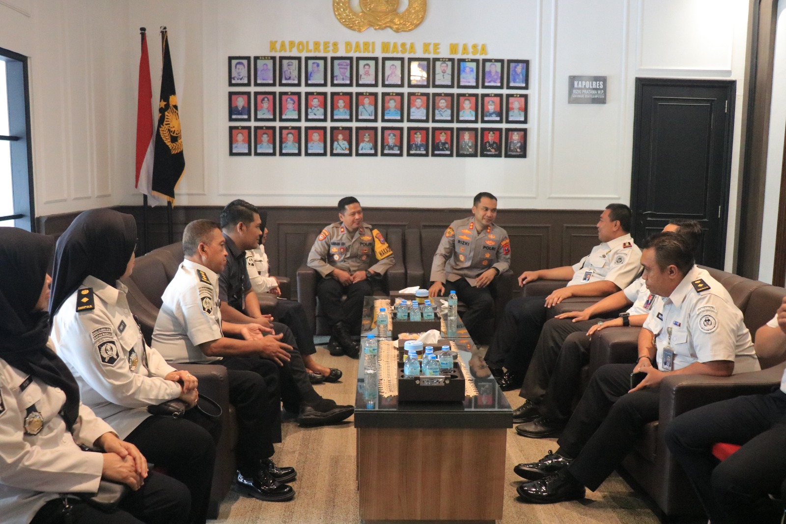 Perkuat Sinergi dan Silaturahmi, Kalapas Pemuda Madiun Sambangi Polres Madiun Kota