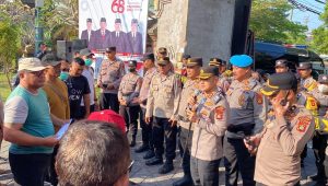Polres Badung Latih Kesiapan Personel Lewat Simulasi Sispamkota