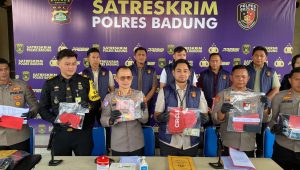 Dari 4C, Uang Palsu Hingga Asusila, Polres Badung Ungkap 34 Kasus dan Amankan 48 Tersangka