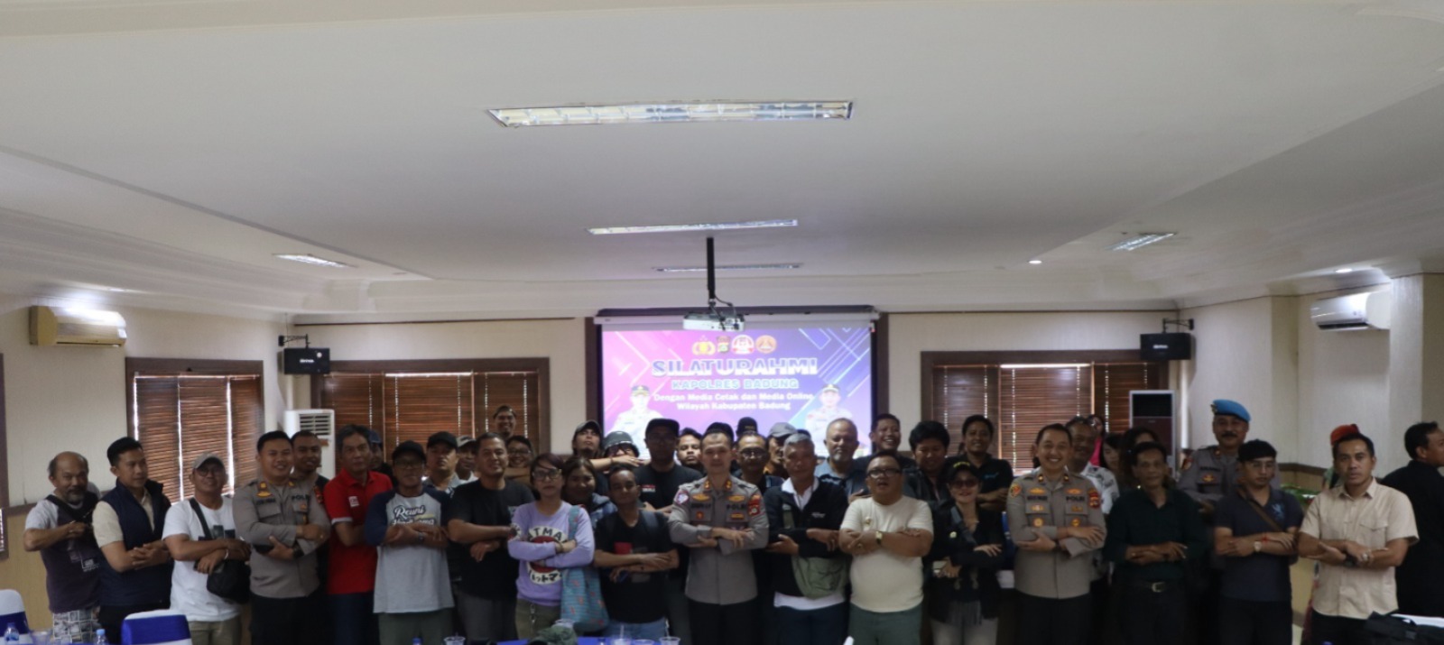 Kapolres Badung Perkuat Silaturahmi dan Sinergi Bersama Awak Media