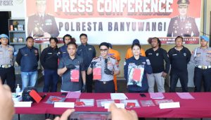 Polresta Banyuwangi Ungkap Pencurian Pecah Kaca Mobil, Dua Tersangka Pernah Beraksi di Malaysia