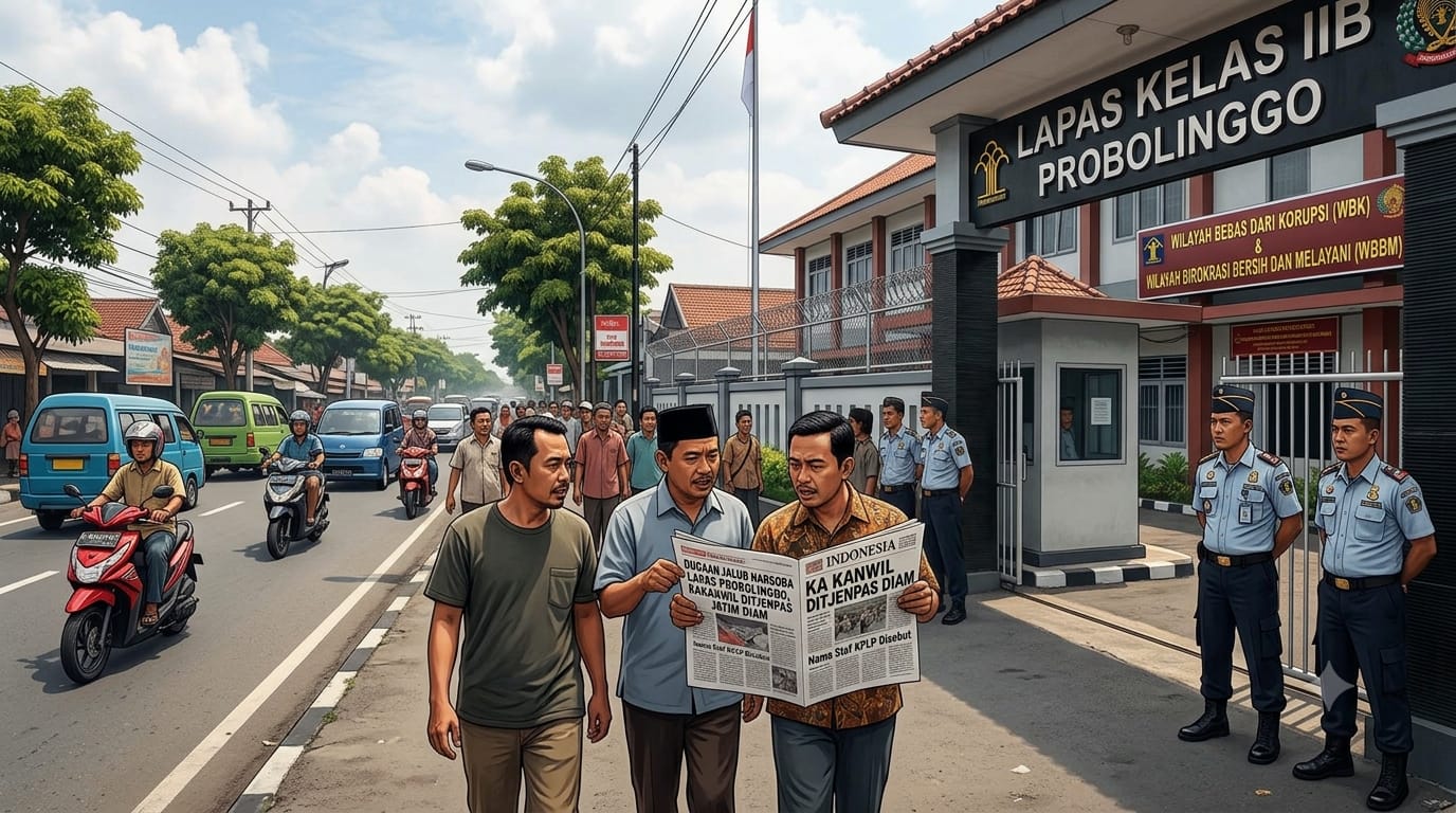Nama Staf KPLP Disebut dalam Dugaan Jalur Narkoba Lapas Probolinggo, Kakanwil Ditjenpas Jatim Diam