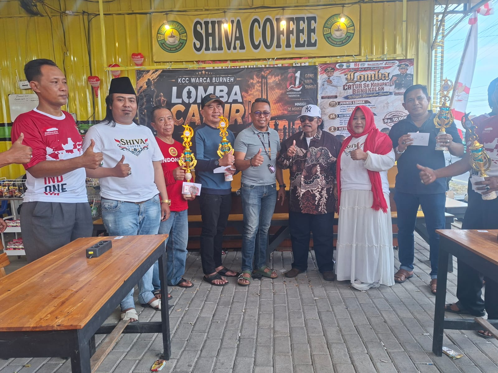 Warkop Shiva Coffee Gelar Lomba Catur se-Kabupaten Bangkalan