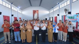 Lapas Blitar Gandeng Dinkes, RSUD Mardi Waluyo dan Puskesmas Kepanjen kidul Gelar Cek Kesehatan Gratis