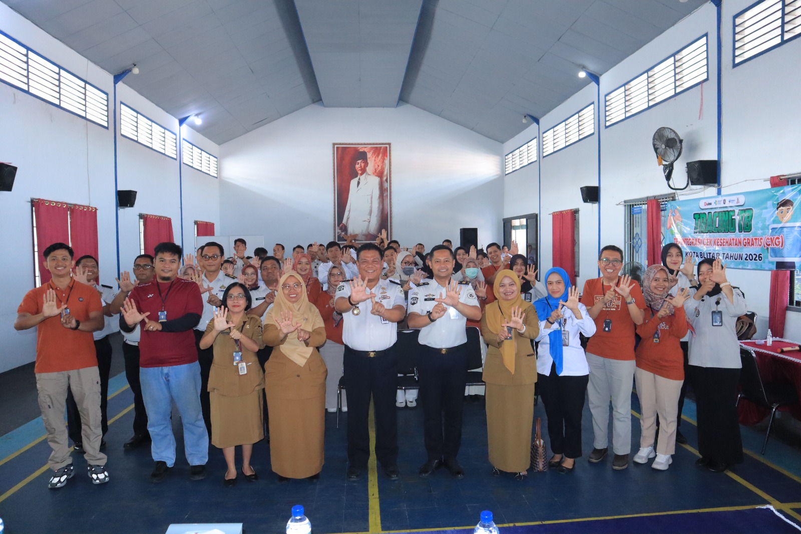 Lapas Blitar Gandeng Dinkes, RSUD Mardi Waluyo dan Puskesmas Kepanjen kidul Gelar Cek Kesehatan Gratis