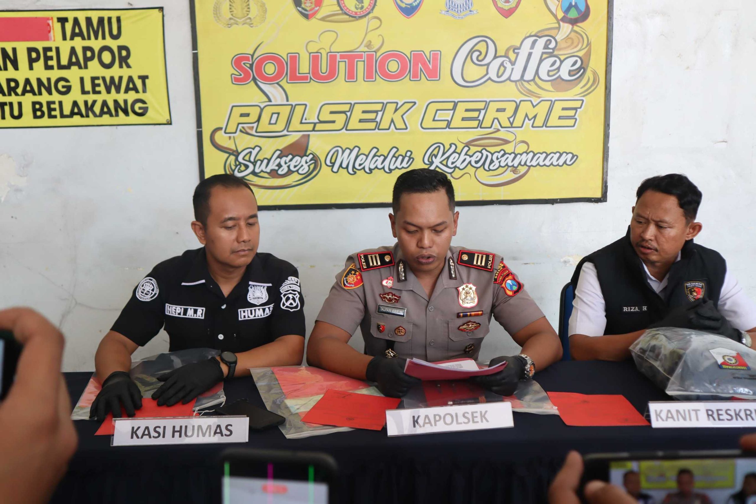 Berkat Penyelidikan Mendalam, Polsek Cerme Berhasil Lacak Pelaku Penipuan hingga Blora