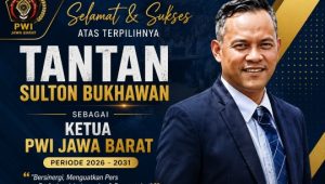 Raih 444 Suara, Tantan Sulton Bukhawan Pimpin PWI Jawa Barat