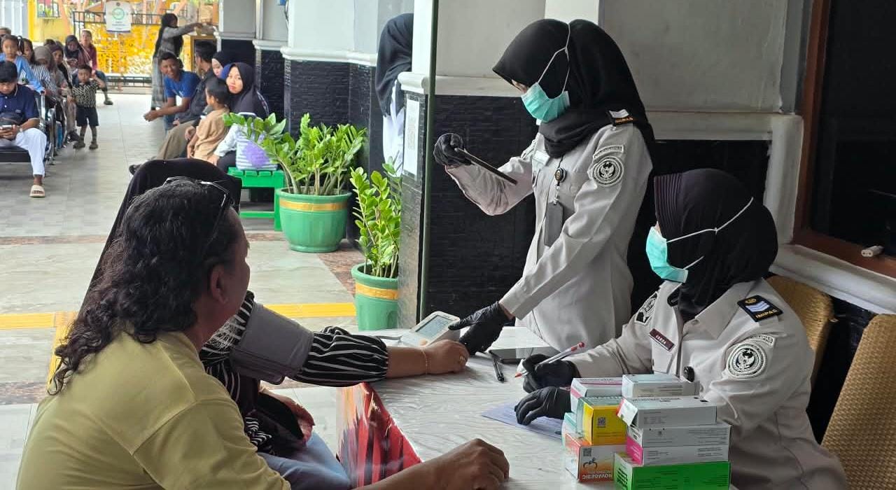 Lapas Lumajang Gelar Cek Kesehatan Gratis Bagi Pengunjung