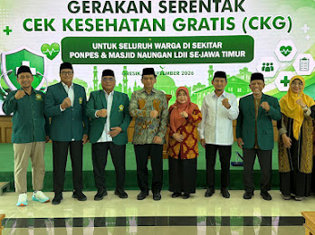 LDII Jatim dan Dinkes Jatim Launching Cek Kesehatan Gratis Serentak, Gresik Jadi Studio Utama