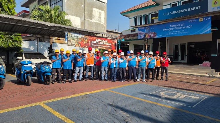 Puncak Hari Pelanggan Nasional 2026, PLN Icon Plus Jatim dan PLN UP3 Surabaya Barat Perkuat Budaya K3 untuk Pelayanan Andal