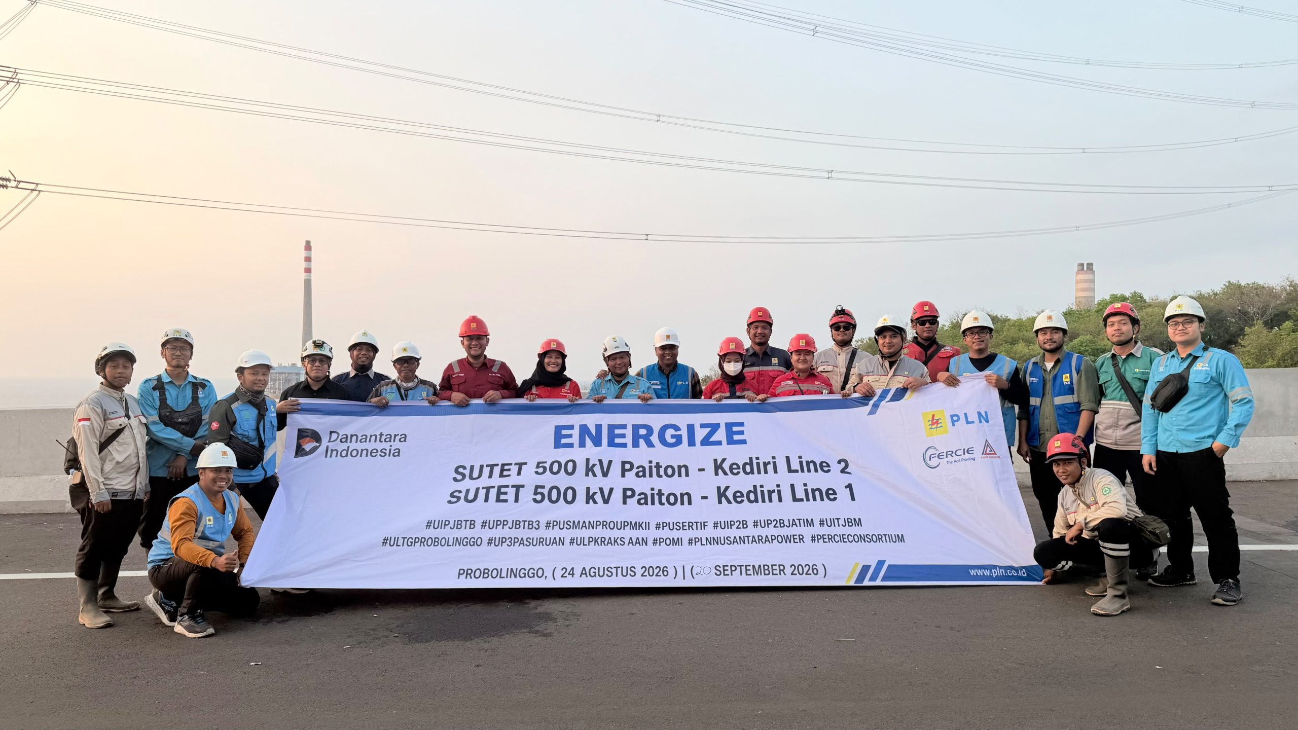 Hari Kesaktian Pancasila, PLN UIP JBTB Perkuat Keandalan Listrik Jawa–Bali melalui UPP JBTB3 Sukses Energize SUTET 500 kV Paiton–Kediri Line 1 & Line 2