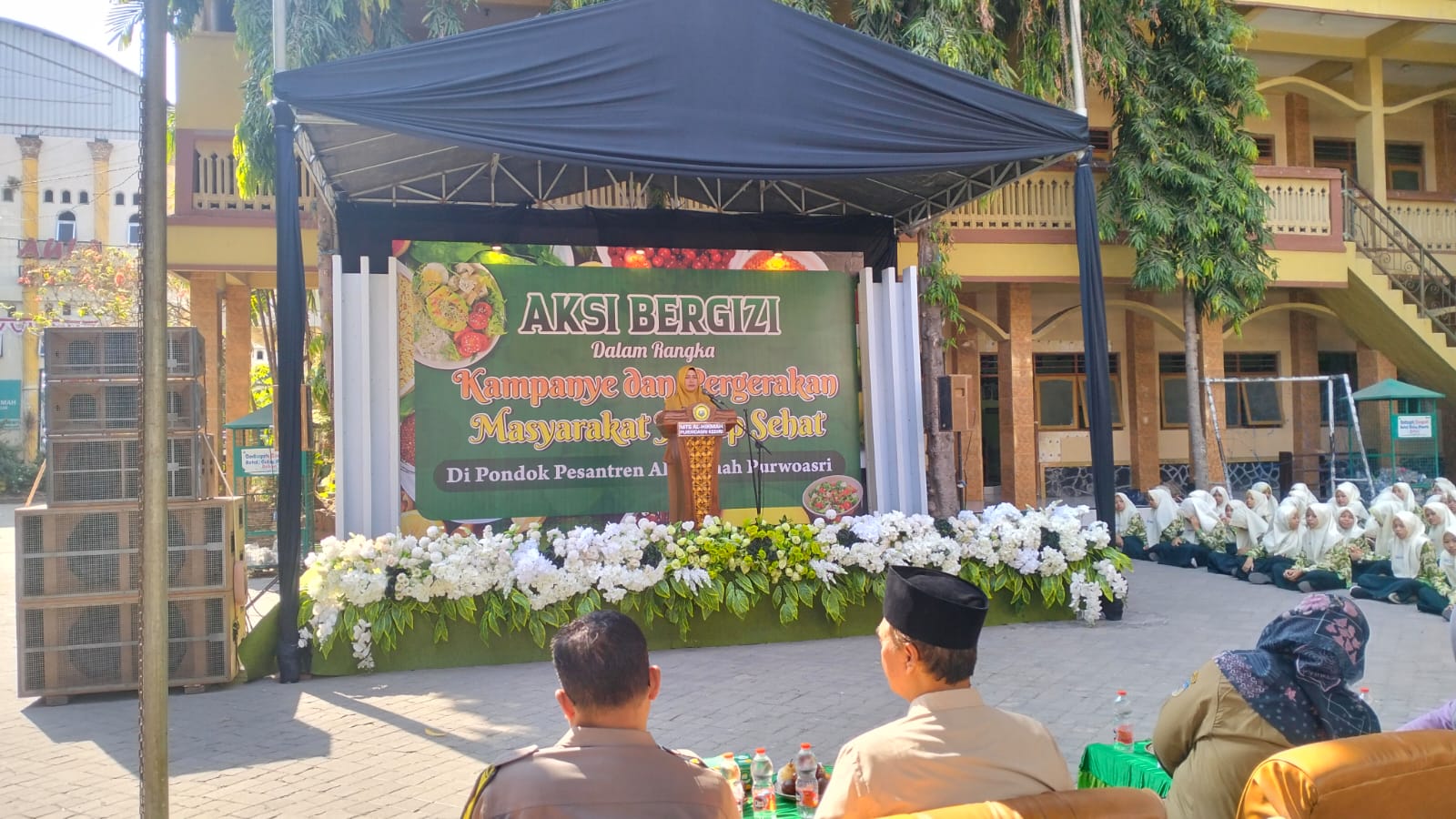 Dinkes Kediri Gelar Aksi Bergizi di MTs Al Hikmah Purwoasri, Dorong Santriwati Cegah Anemia