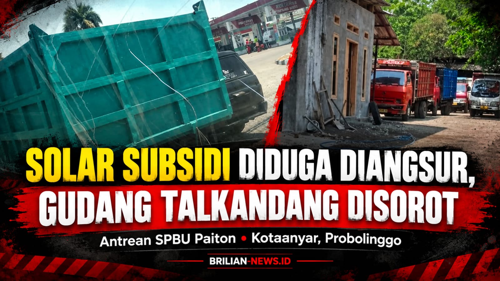 Solar Subsidi Diduga Diangsur Ke Gudang Talkandang, Puluhan Kendaraan Disorot, APH Bungkam