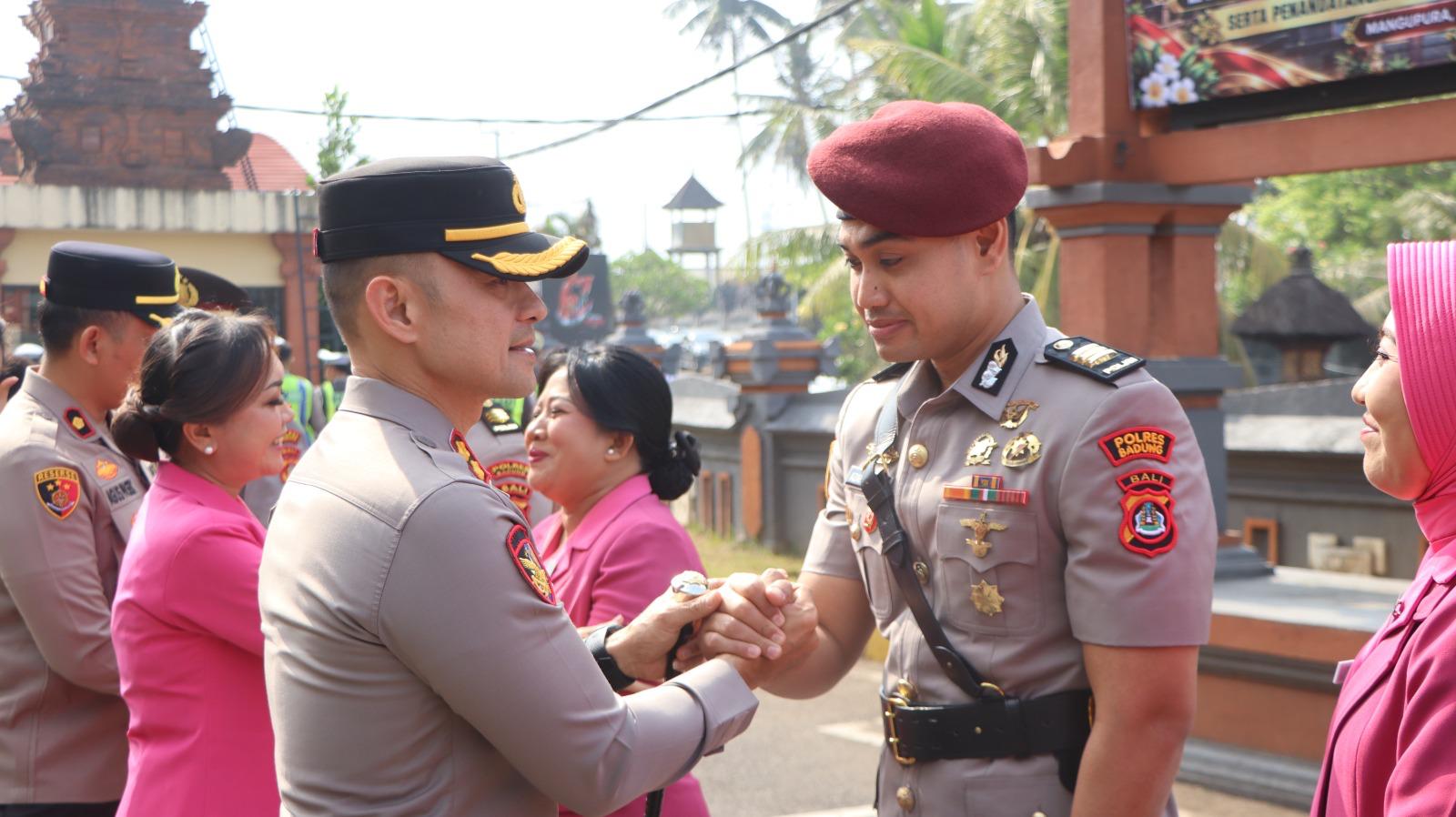 Empat Jabatan Strategis Berganti, Kapolres Badung Tegaskan Integritas dan Profesionalisme