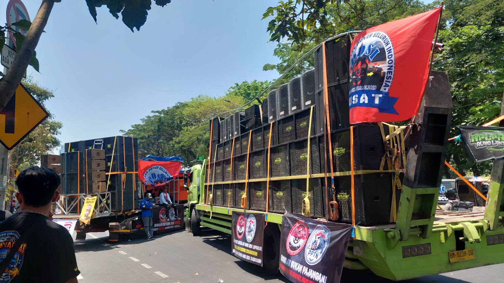 GSJT Gelar Aksi Unjuk Rasa, Sekitar 800 Sopir Sampaikan Sejumlah Tuntutan