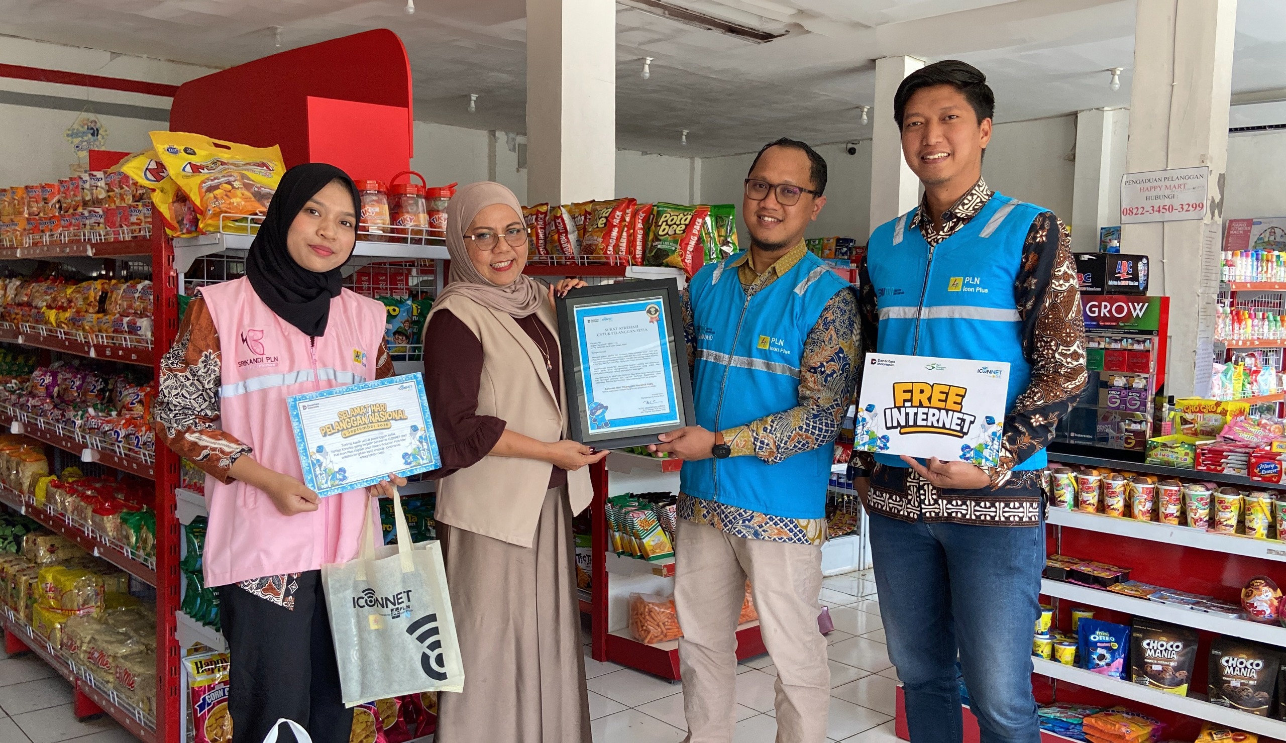 PLN Icon Plus Jatim Apresiasi Pelanggan Loyal ICONNET di Jember, Momen Hari Pelanggan Nasional 2026