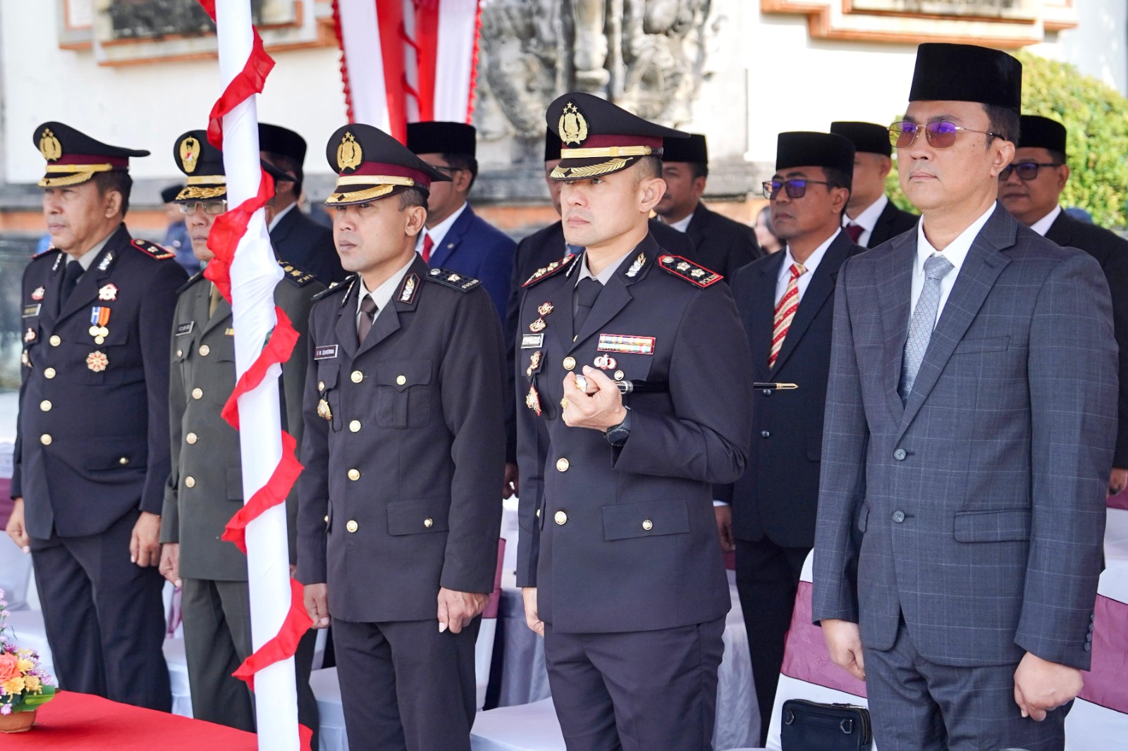 Kapolres Badung Hadiri Upacara Hari Kesaktian Pancasila, Perkuat Semangat Kebangsaan
