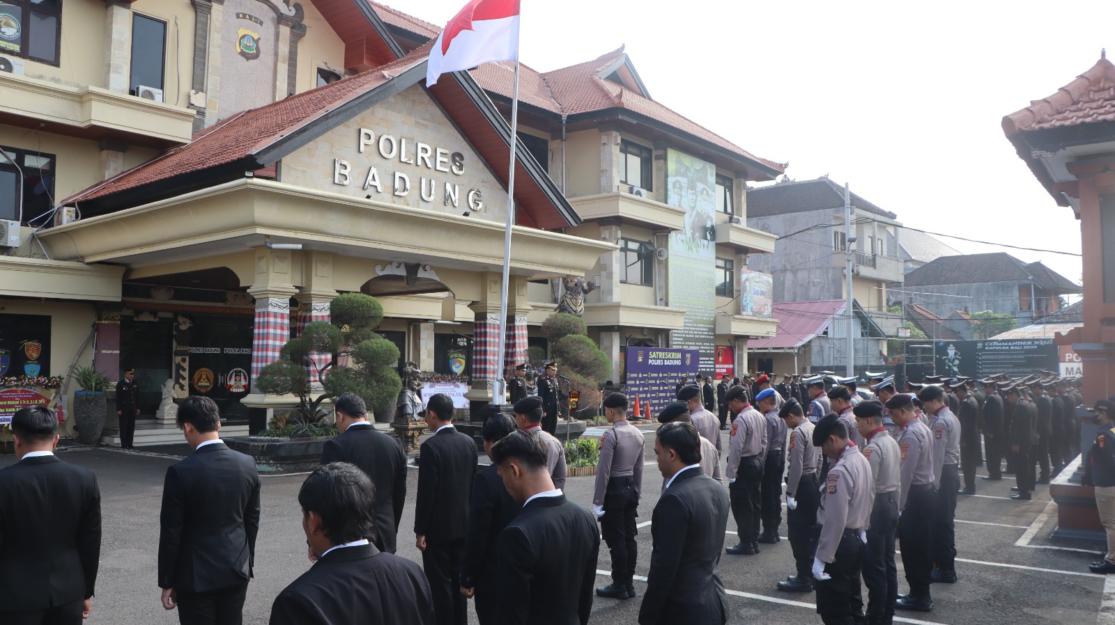 Polres Badung Peringati Hari Kesaktian Pancasila, Perkuat Nasionalisme dan Soliditas Personel