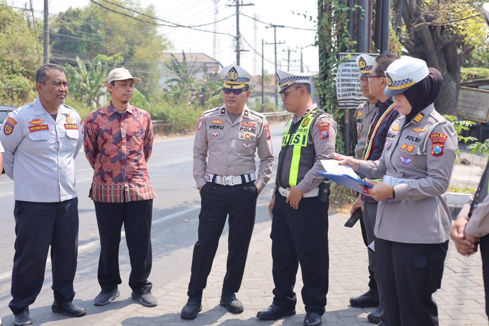 Jalan Raya Krikilan Driyorejo Dikaji sebagai Blackspot, Satlantas Polres Gresik Gandeng Tim Ahli