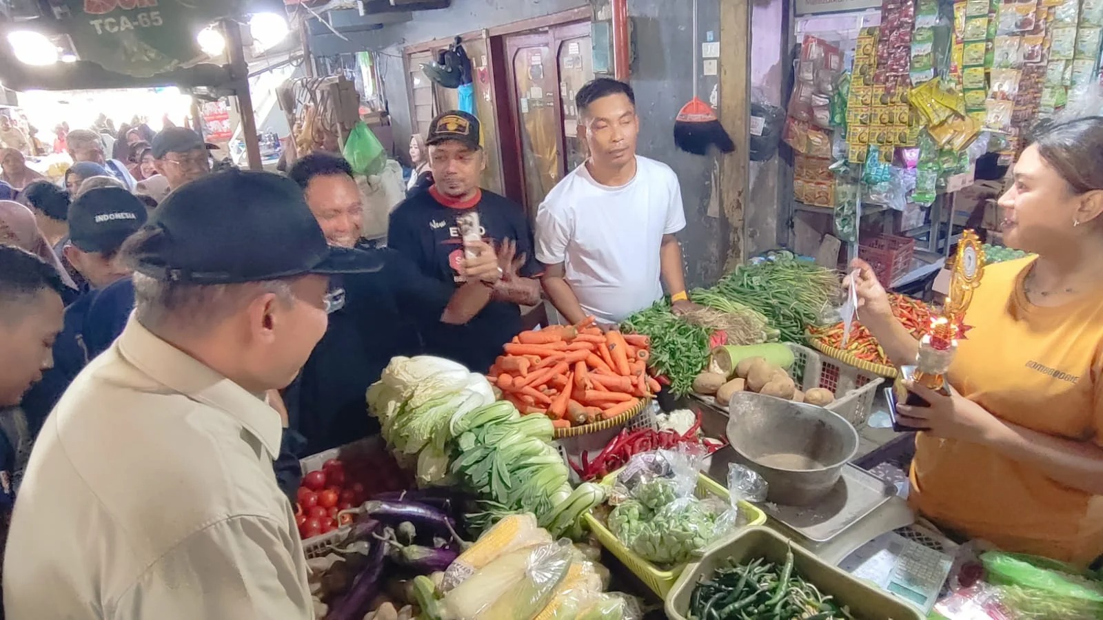 Sidak Pasar Pacar Keling Surabaya, BHS Temukan Harga MinyaKita Melambung Tinggi dari HET