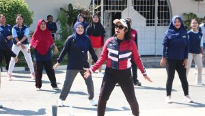 Lapas Kelas I Madiun Dorong Pola Hidup Sehat Warga Binaan Melalui Senam Bersama