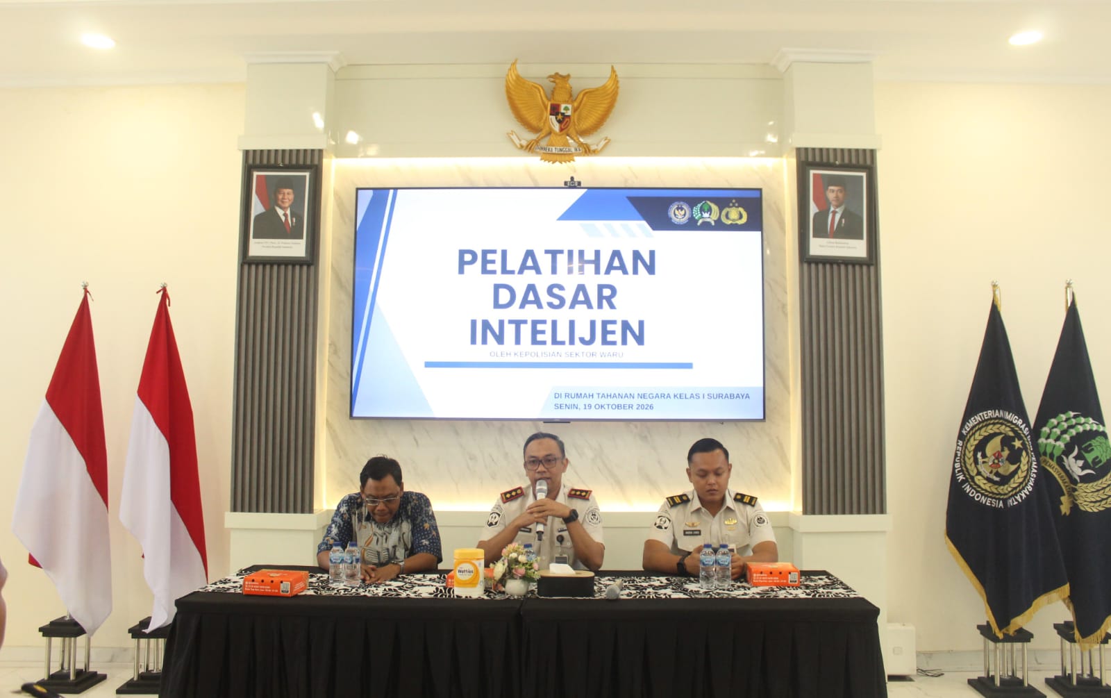 Petugas Rutan Surabaya Terima Pelatihan Intelijen Dasar Demi Cegah Gangguan Keamanan