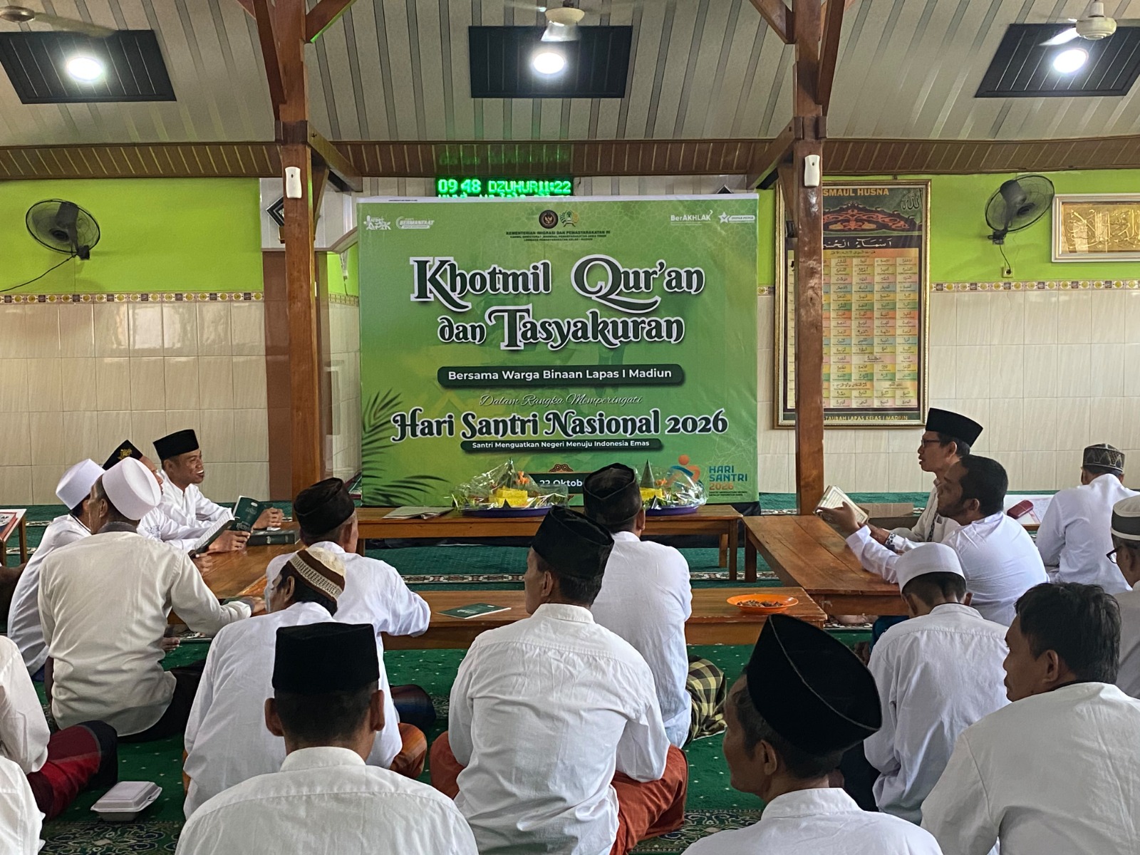 Khotmil Qur’an dan Tasyakuran Hari Santri Nasional 2026, Lapas Kelas I Madiun Perkuat Pembinaan Keagamaan