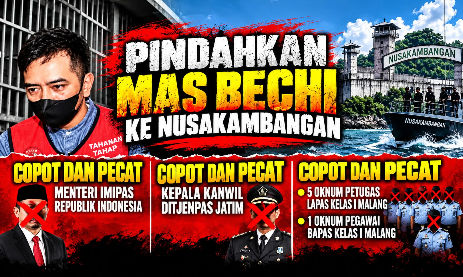 AMI Siapkan Aksi Besar di Ditjenpas Jatim, Desak Subechi Dipindahkan ke Nusakambangan