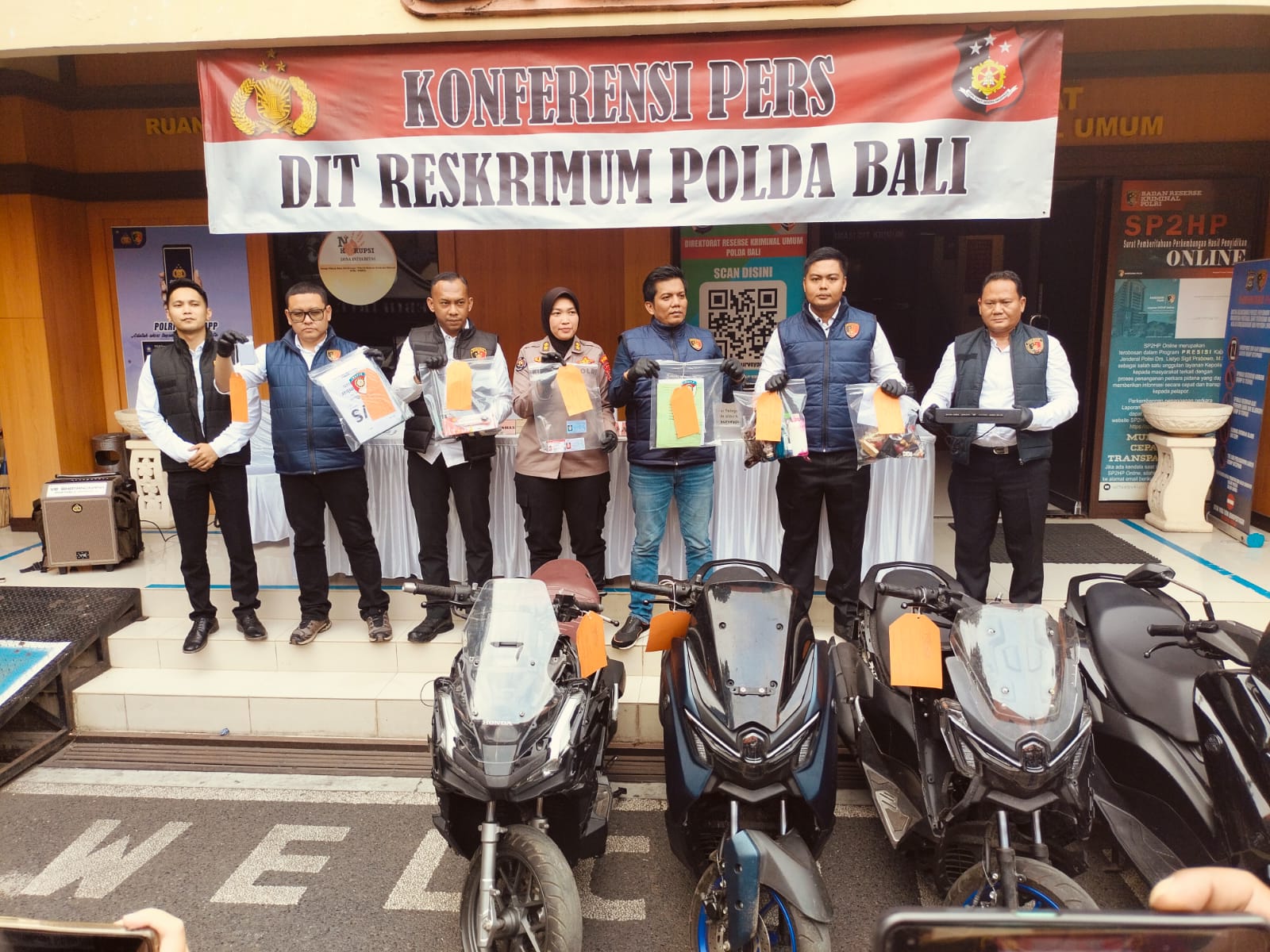 Bongkar Penggelapan Kendaraan Sindikat “SIDATAPA” Polda Bali Amankan Lima Tersangka