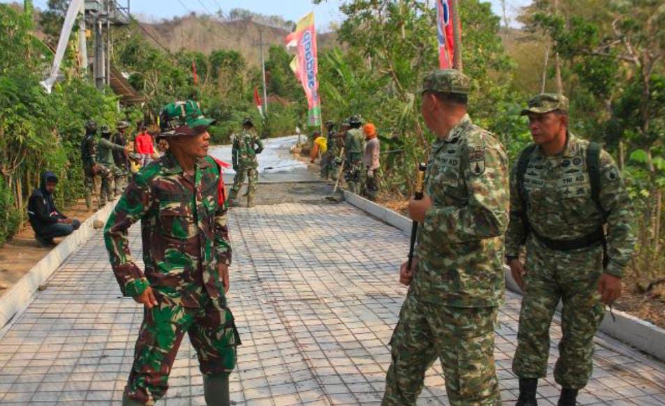 Progres Rabat Beton TMMD di Desa Pojok Capai 99,50 Persen, Jalan Sepanjang 395 Meter Segera Rampung
