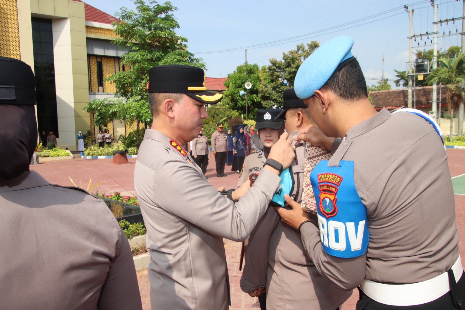 Polresta Sumenep Gelar Apel Satgas Pre-Emptive Strike Polisi Jogo Sekolah
