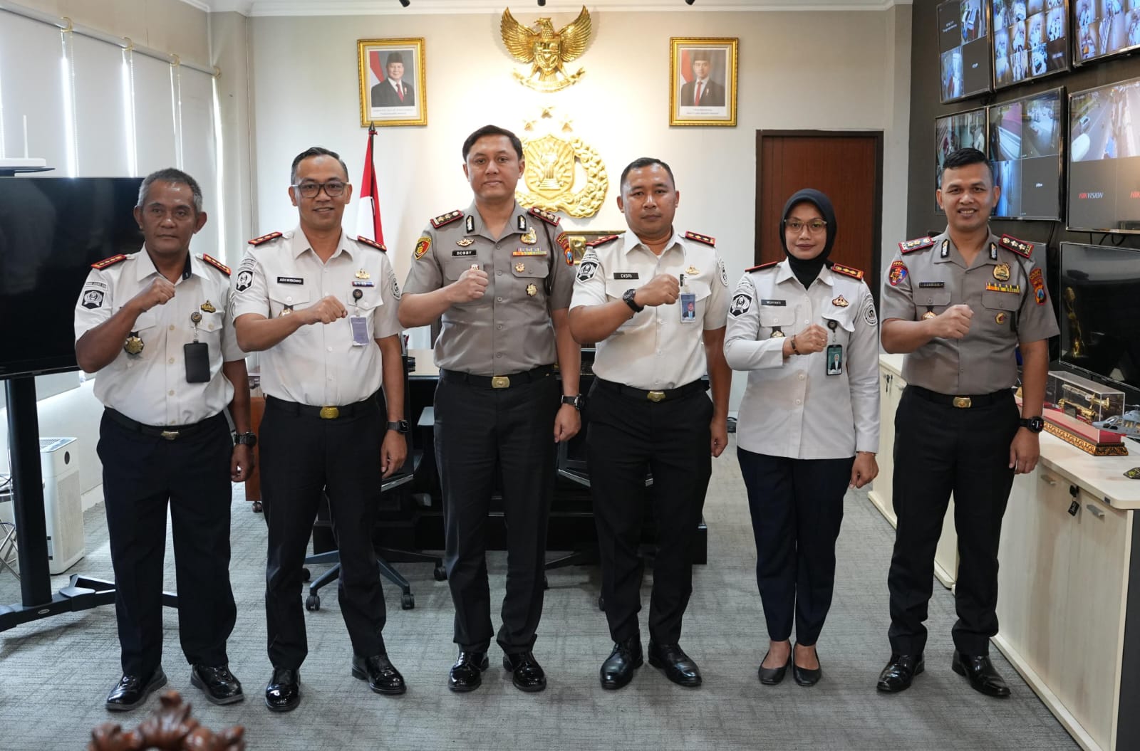Perkuat Sinergitas Kemenimipas-Polri, Karutan Surabaya Bertemu dengan Kapolresta Sidoarjo